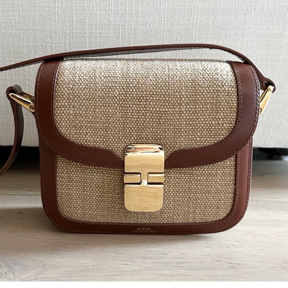 A.P.C. Brown and Tan Women's Bag